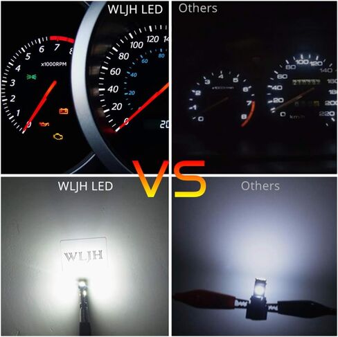 WLJH Ice Blue Dash Instrument Cluster Panel Gauge Speedometer Tachometer Lighst Backlighting Indicator Lamp Bulb Full Led Light Kit For Ford F150 F250 1997 1998, Pack of 28 in Kuwait