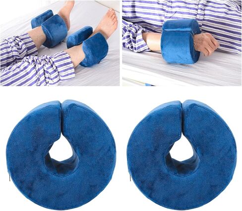 Leg Elevation Pillow Foot Ankle Protector Cushion Foot Foam Elevator Anti-Bedsore Zipper Removable Cover Foot Elevation Pillow Wedge Leg Elevation Support Pad Preventing from Ulcers & Sores & Pressure in Saudi Arabia
