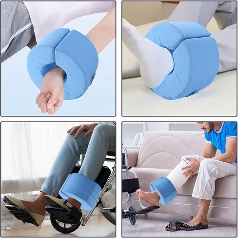 Leg Elevation Pillow Foot Ankle Protector Cushion Foot Foam Elevator Anti-Bedsore Zipper Removable Cover Foot Elevation Pillow Wedge Leg Elevation Support Pad Preventing from Ulcers & Sores & Pressure in Saudi Arabia