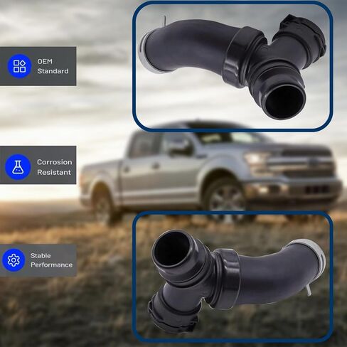 خرطوم تبريد المحرك لـ Ford F-150 & Mustang 5.0L Coolant T-Connector Kit | تناسب مباشر DR3Z-8566-A وBR3Z-8566-B | in Kuwait