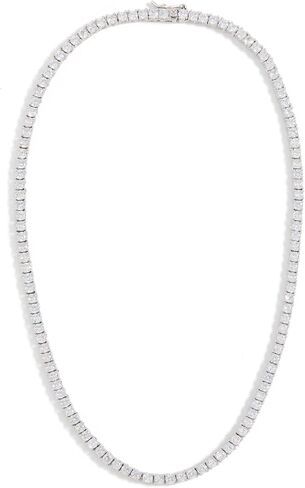 SHASHI Women's Medium Tennis Necklace, Silver, One Size in Saudi Arabia