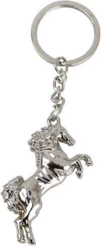 Lashicorn Silver Bucking Bronco Keychain - 4" Long, 10 Pack in Saudi Arabia