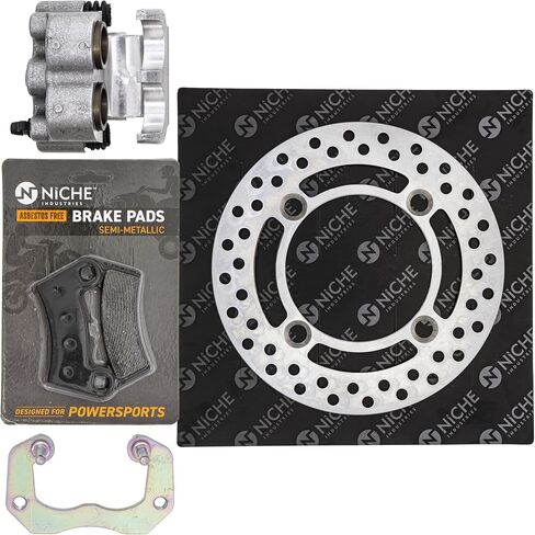NICHE Rear Brake Rotor Caliper Pad Kit for Polaris RZR 4 900 General 1000 1912278 5254272 2203318 1912276 5263266 in Saudi Arabia