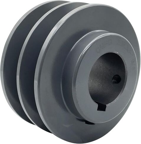 BK30-7/8,BK30X7/8 v Belt Pulley,3.15 inch OD, 7/8 Inch Bore,Cast Iron Material,BK Single Groove v Belt Pulleys for "4L" or "A" Belts and "5L" or "B" Belts in Kuwait
