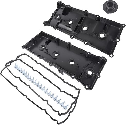 Valve Cover w/Gasket & Cap & Bolt Replacement for Nissan Pathfinder Titan Armada NV2500 NV3500 QX56 5.6L V8 13264ZE01A 13264ZE00A in Saudi Arabia