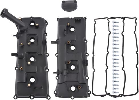 Valve Cover w/Gasket & Cap & Bolt Replacement for Nissan Pathfinder Titan Armada NV2500 NV3500 QX56 5.6L V8 13264ZE01A 13264ZE00A in Saudi Arabia
