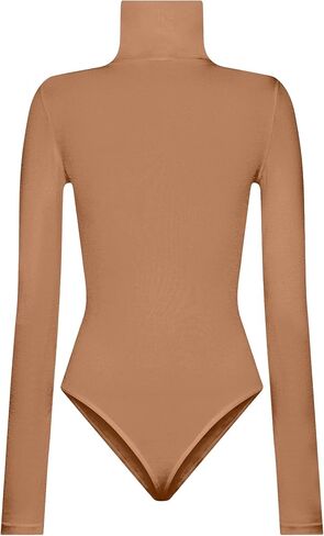 Wolford Colorado String Body For Women Long-Sleeve Turtleneck Bodysuit Shiny Finish Cotton Blend Interior Seamless Design in Saudi Arabia