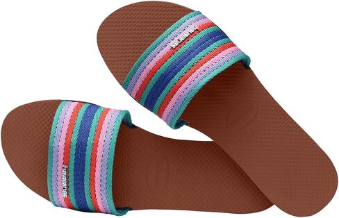 Havaianas Women's You Malta Sandal - Metallic Summer Sandals for Women - ICE GREY, 9/10W - 8M in Kuwait