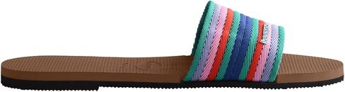 Havaianas Women's You Malta Sandal - Metallic Summer Sandals for Women - ICE GREY, 9/10W - 8M in Kuwait