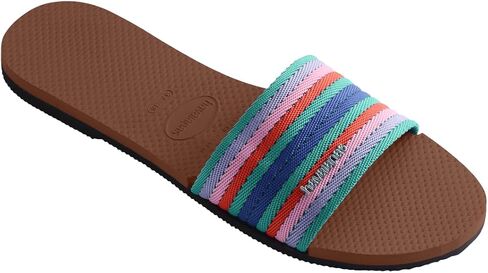 Havaianas Women's You Malta Sandal - Metallic Summer Sandals for Women - ICE GREY, 9/10W - 8M in Kuwait