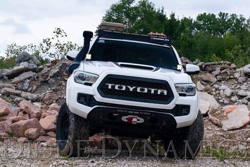 مجموعة إضاءة الخندق ذات الإضاءة الخلفية من سلسلة Diode Dynamics Stage متوافقة مع Toyota Tacoma 2016-2023، SS3 Pro White Combo in Kuwait