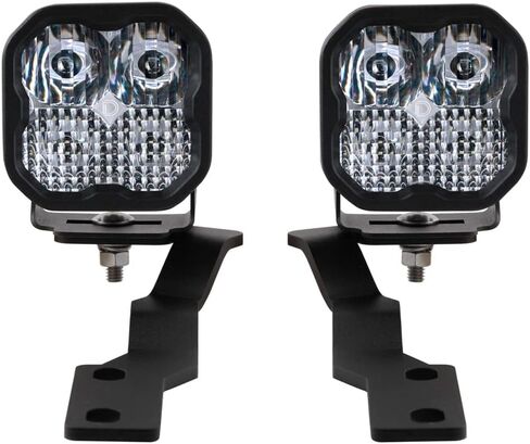 مجموعة إضاءة الخندق ذات الإضاءة الخلفية من سلسلة Diode Dynamics Stage متوافقة مع Toyota Tacoma 2016-2023، SS3 Pro White Combo in Kuwait