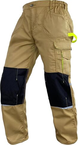 Men's Tactical Work Pants – Cordura Knee Reinforcement, Multi-Pocket Cargo Utility, Durable & Casual Combat Trousers in Kuwait