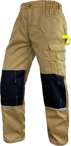 Men's Tactical Work Pants – Cordura Knee Reinforcement, Multi-Pocket Cargo Utility, Durable & Casual Combat Trousers in Kuwait