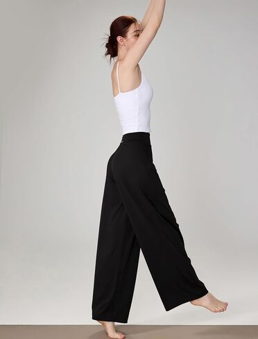Yvette High Waisted Wide Leg Pants for Women Lightweight Casual Athletic Pants Loose Fit Lounge Travel Work in Saudi Arabia