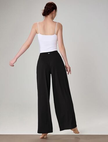 Yvette High Waisted Wide Leg Pants for Women Lightweight Casual Athletic Pants Loose Fit Lounge Travel Work in Saudi Arabia