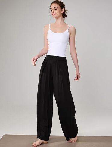 Yvette High Waisted Wide Leg Pants for Women Lightweight Casual Athletic Pants Loose Fit Lounge Travel Work in Saudi Arabia