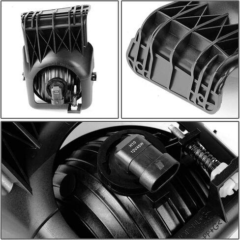 DNA MOTORING FL-NS016-CH المصد الأمامي للسائق وجانب الراكب يعزز الرؤية [متوافق مع 03-06 GMC Sierra 1500 2500 3500 & HD Models] in Saudi Arabia