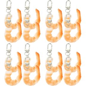 NOLITOY 16 Pcs Food Keychain Simulation Food Keyring Funny Shrimp Keychain Graduation Keychain Funny Purse Keychain Fake Food Charm 2023 Graduation Mini Toys Student Pvc in Kuwait