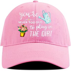 Embroidered Gardening Hats for Women Men, Adjustable Cotton Breathable Baseball Cap in Saudi Arabia