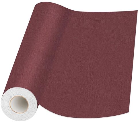 Leather Patches for Furniture,17X79inch Self Adhesive Leather Repair Patch,Leather Repair kit for Furniture,Couch,Car Seat,Motorcycle seat,Loveseat (Matte Black-Litchi Grain, 17X79 inch) in Kuwait