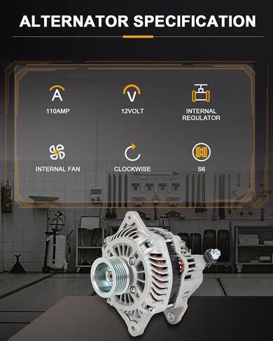 ROADFAR New Alternator Compatible 2006-2007 for Subaru for B9 Tribeca Base/Limited 3.0L,2009 for Subaru for Legacy 3.0 R 3.0L,2008-2009 for Subaru for Legacy 3.0 R Limited 3.0L, Replace 23700-AA510 in Saudi Arabia