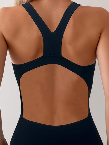 Women's One Piece Swimsuit Sporty Swimsuit for Women Tummy Control Swimwear Racerback Athletic Full Coverage Bathing Suit in Saudi Arabia