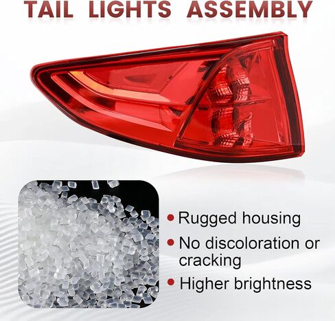 LED Tail lights Assembly Compatible with Honda Odyssey 2018-2023 OE Style Rear Left Outer Light Taillights Replacement for HO2804115 33550-THR-A01 in Saudi Arabia