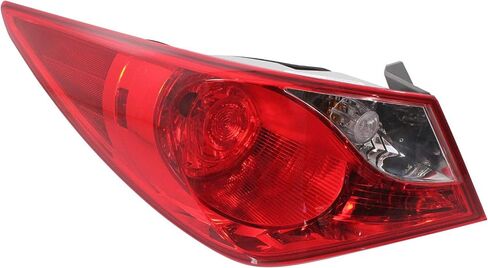 Garage-Pro Tail Light Assembly Set For Hyundai Sonata 2011-2014 Mounts on Body Halogen With Bulbs Driver Passenger Side, Outer in Saudi Arabia