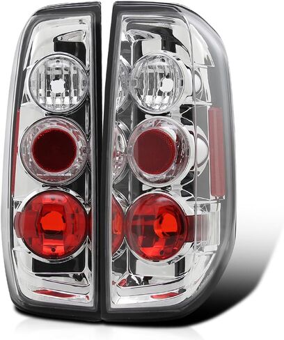 SPEC-D TUNING Smoke Lens Tail Lights Compatible with 2005-2014 Nissan Frontier, 2009-2012 Suzuki Equator, Left + Right Pair Assembly in Saudi Arabia