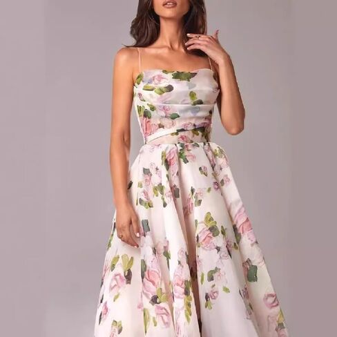 2024 for Women is Wear Sling Y Bra Sleeveless Printed Large Hem Dress in Saudi Arabia
