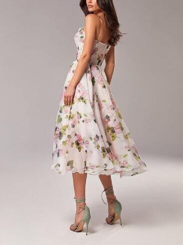 2024 for Women is Wear Sling Y Bra Sleeveless Printed Large Hem Dress in Saudi Arabia