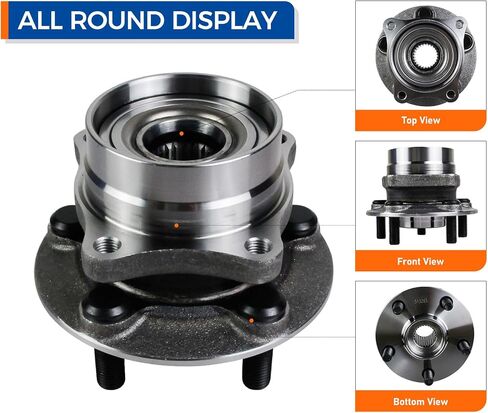 PAROD Pair 513265 Front Wheel Hub & Bearing Assembly Compatible with 2004-2009 Toyota Prius, Passenger or Driver Side in Saudi Arabia