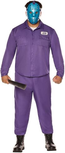 روح الهالوين الجمعة 13th: زي جيسون فورهيس الكلاسيكي للبالغين من اللعبة in Kuwait