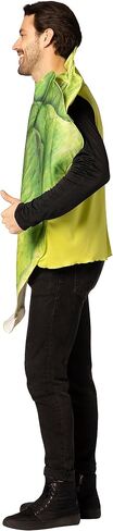 Romaine Lettuce Leaf Halloween Costume Salad Leafy Vegetable Funny Mens Womens Costumes, Adult One Size in Saudi Arabia
