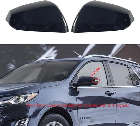 Right Passenger Side Car Mirror Cover Replacement Compatible With Chevrolet Equinox GMC Terrain 2018 2019 2020 2021 2022 2023 Rearview Mirror Cover (White Right) in Saudi Arabia