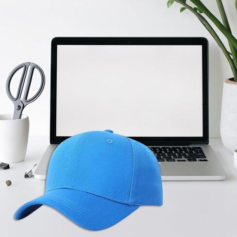 قبعة بيسبول مضادة للإشعاع Emf قبعة تعتيم قبعة حماية فاراداي للصيف والجري وركوب الدراجات والتخييم باللون الأزرق الداكن in Saudi Arabia