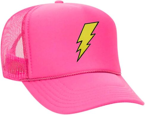 Lightning Bolt Embroidered Patch Trucker Hat in Saudi Arabia