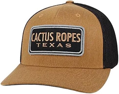 قبعة سائق الشاحنة من HOOEY Cactus Ropes مكونة من 5 ألواح (L/XL) أسمر/أسود in Kuwait