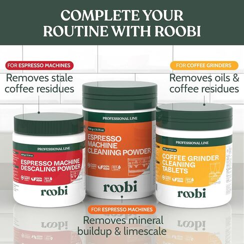 Roobi Espresso Machine Cleaning Tablets. Coffee Machine Cleaner Tabs. 100 Count Carbon Neutral Espresso Clean Pack. in Kuwait