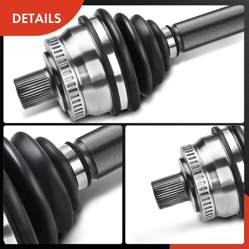A-Premium Pair (2) Rear CV Axle Shaft Assembly Compatible with Audi A4 Quattro 2003-2009, S4 2004-2009, Driver and Passenger Side, Replace# 8E0501203K in Saudi Arabia