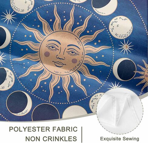 Tapestry Wall Hanging Celestial Sun and Moon Tapestries Aesthetic Blue Starry Galaxy Boho Tapestry for Bedroom Living Room College Dorm Art Wall Decor Decorative Backdrop 50x60 Inch in Saudi Arabia