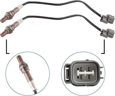 Oxygen O2 Sensor Downstream & Upstream 234-4065 234-4099 Compatible with 1996-2000 for Honda Civic Accord Acura D16Y7 in Saudi Arabia