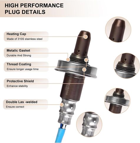 Oxygen O2 Sensor Upstream Downstream Fits for Subaru Forester 2011 2012 2013 2.5L H4, for Subaru Impreza 2010 2011 2012 2013 2014 2.5L H4 - O2 Sensors Replace 234-9108 234-4195 Set of 2 in Saudi Arabia