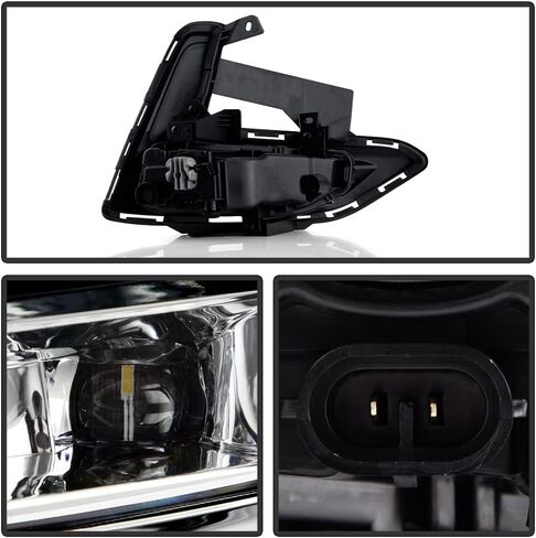 ACANII - For 2020 2021 2022 Nissan Sentra LED Bumper Fog Lights Driving Lamps w/Switch Pair Set Replacement Left+Right in Saudi Arabia