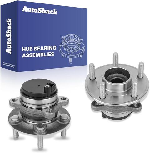 AutoShack Rear Wheel Hub Bearing Assemblies with ABS| Replacement for 2014-2020 Ford Fusion 2014-2016 Lincoln MKZ | 2-PC in Saudi Arabia