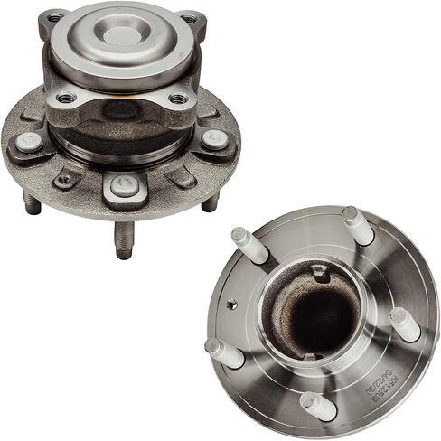 Detroit Axle - Pair Rear Wheel Bearing Hubs for 2013-2017 Buick Verano 2014-2015 Chevy Cruze 2013-2015 Volt 2 Wheel Bearing Hubs Assembly Replacement in Saudi Arabia