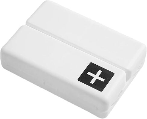 Daily Magnetic Pill Box Organizer, 7 Tray Travel Size Medicine Case Container, Cute Small Pocket Pill Dispenser Capsule Reminder Tracker for Medication, Fish Oil, Supplement, Tablets, Pink in Kuwait