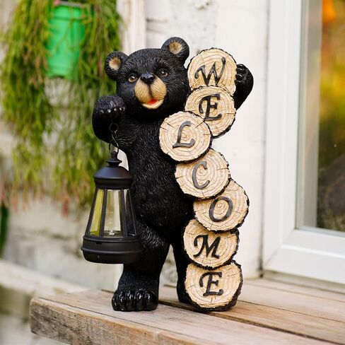 Solar Garden Decor Statues Figurine: Garden Art for Patio Balcony Yard Lawn - Unique Christmas Birthdays Gifts for Mom Grandma Women Wife Sister in Saudi Arabia
