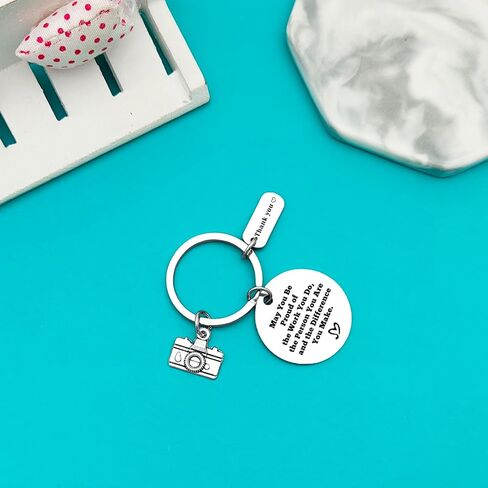 Xiahuyu Photographer Gifts Keychain Photography Lovers Gift Photographer Appreciation Gifts Christmas Birthday Gifts in Saudi Arabia